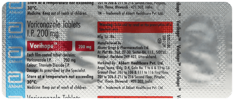 Vorihope 200mg Tablet image