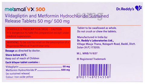 Metsmall VX 500 Tablet SR