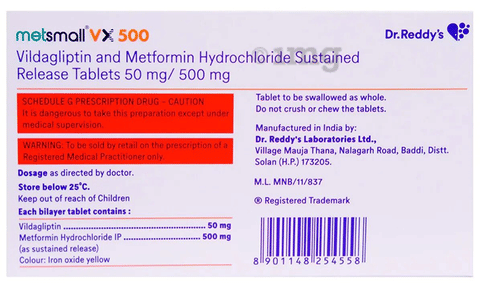 Metsmall VX 500 Tablet SR image