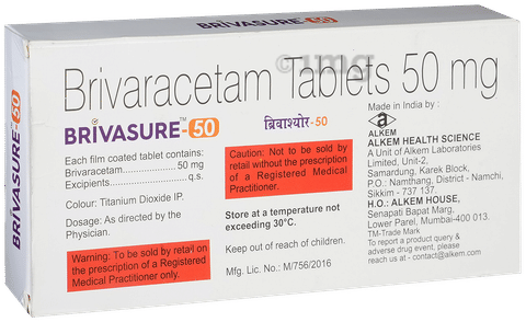 Brivasure 50mg Tablet image