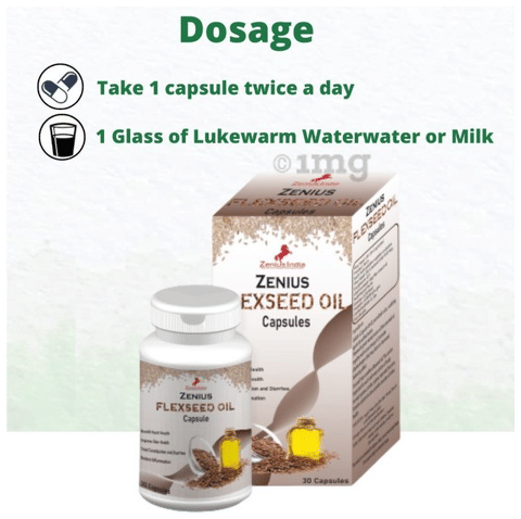 Zenius Flexseed Oil Capsule image Zenius Flexseed Oil Capsule image