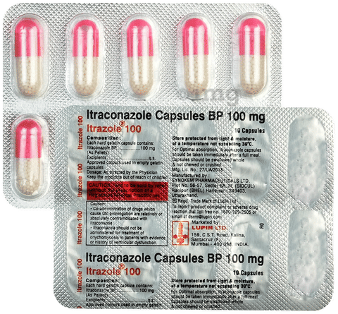 Itrazole 100 Capsule image Itrazole 100 Capsule image