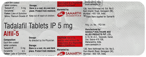 aLFil 5mg Tablet image