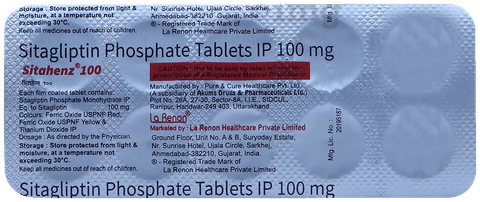 Sitahenz 100mg Tablet image Sitahenz 100mg Tablet image