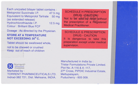 Tolol H 50mg Tablet