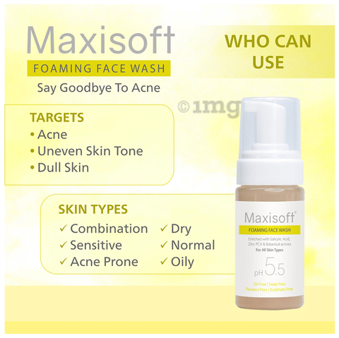 Maxisoft PH 5.5 Foaming Face Wash (100ml Each) image