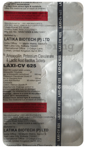 Laxi-CV 625 Tablet image Laxi-CV 625 Tablet image