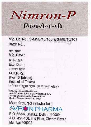 Nimron-P Tablet image Nimron-P Tablet image