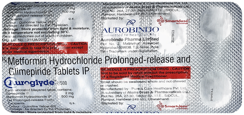 Auroglyde 2/500 Tablet PR image