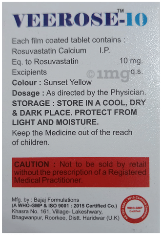 Veerose 10 Tablet image
