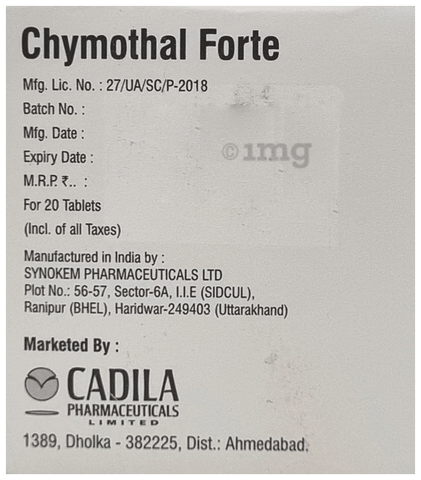 Chymothal Forte Tablet image