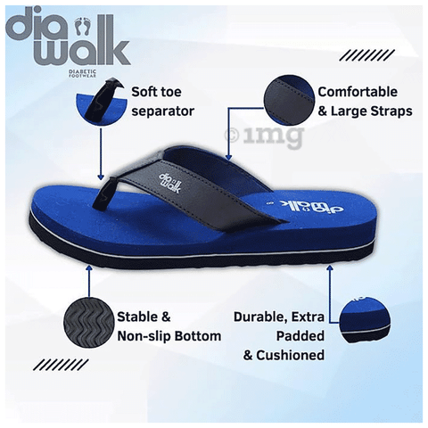 Blue sales dia slippers