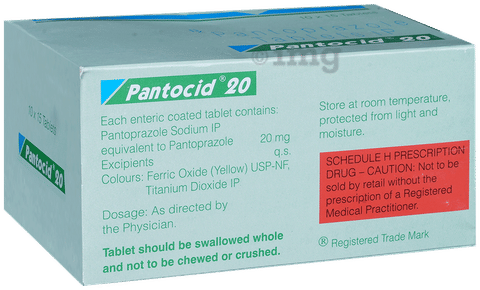 Pantocid 20 Tablet image