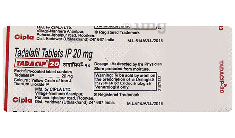 Tadacip 20 Tablet image