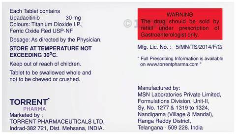 Upadacol 30 Tablet ER image