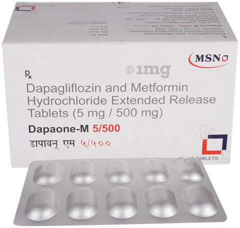 Dapaone-M 5mg/500mg Tablet image Dapaone-M 5mg/500mg Tablet image