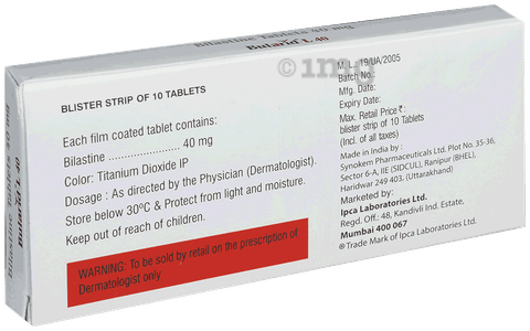 Bularid-L 40 Tablet image