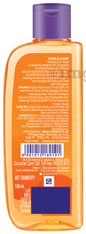 Free and deals clear face wash