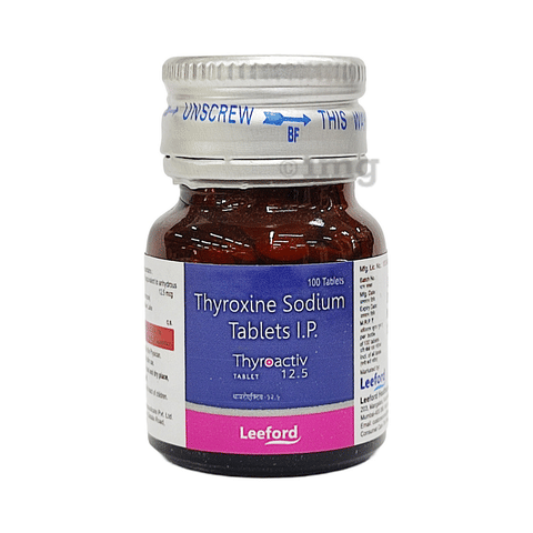 Thyroactiv 12.5mcg Tablet image Thyroactiv 12.5mcg Tablet image