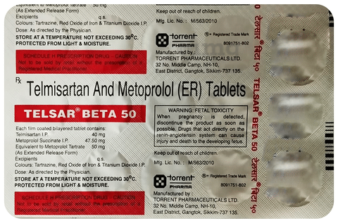Telsar Beta 50 Tablet ER