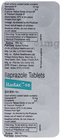 Iladac 10 Tablet image Iladac 10 Tablet image