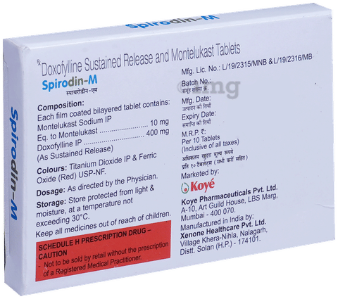 Spirodin-M Tablet SR image