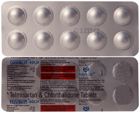 Zivotel CH 40mg/12.5mg Tablet