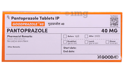 Goodprazole 40 Tablet image Goodprazole 40 Tablet image
