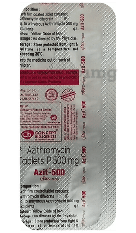 Azit 500 Tablet image