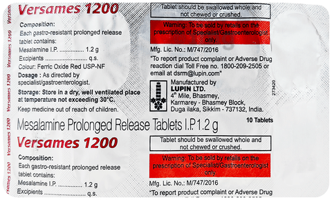 Versames 1200mg Tablet image