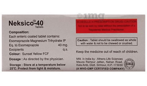 Neksico 40 Tablet image