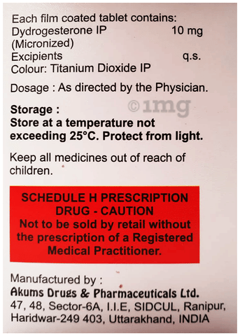 Dydrosys 10 Tablet image Dydrosys 10 Tablet image