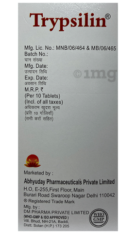 Trypsilin Tablet image
