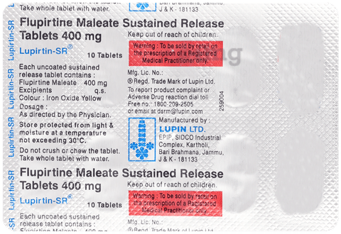 Lupirtin -SR Tablet image