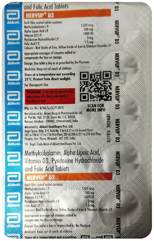 Nervup D3 Tablet image