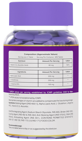 collagen c glutathione Collagen Gold - Type 1 & 3, Glutathione, HA, Vit C - 90 Tablets