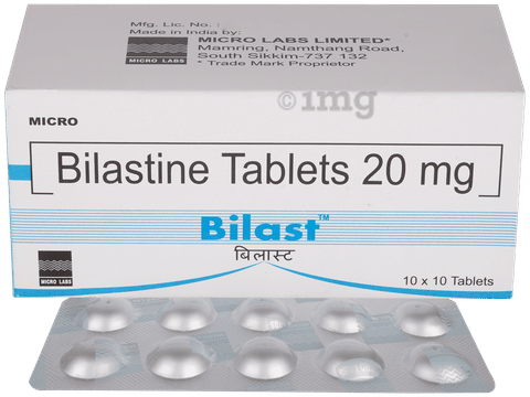 Bilast 20mg Tablet image