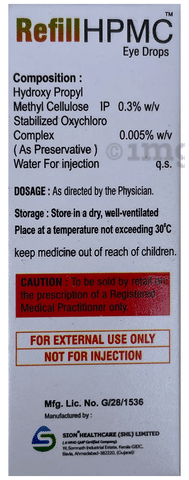 Refill HPMC Eye Drop image