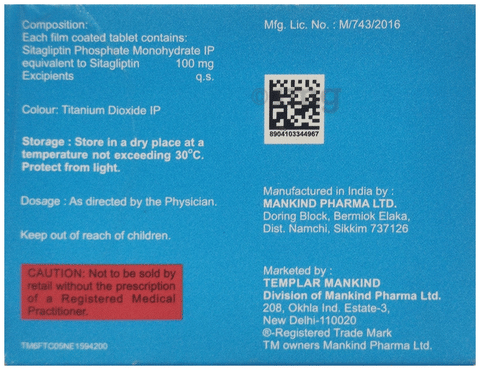Sitabless 100mg Tablet image