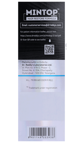 Mintop Forte 5% Minoxidil Solution image