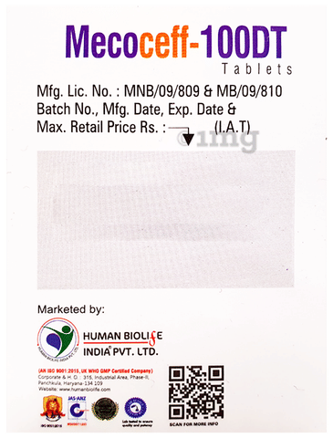 Mecoceff 100DT Tablet image Mecoceff 100DT Tablet image