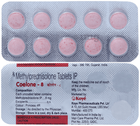 Coelone 8mg Tablet image