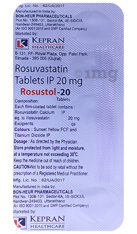 Rosustol 20 Tablet image