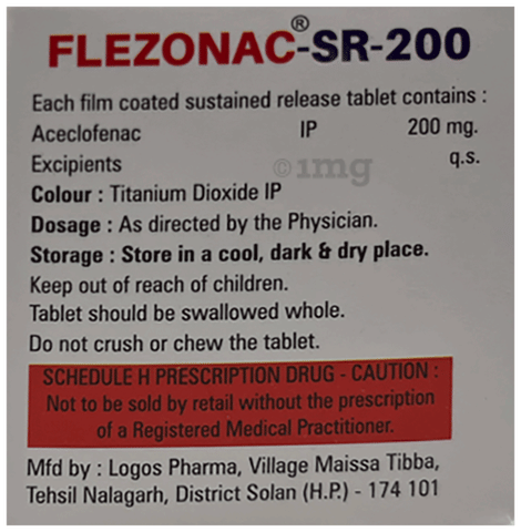 Flezonac-SR 200 Tablet image Flezonac-SR 200 Tablet image