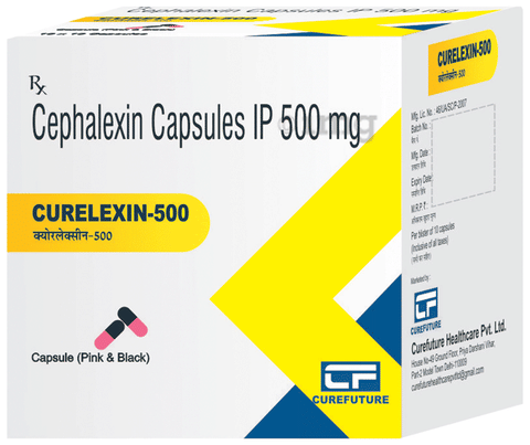 Curelexin 500 Capsule image