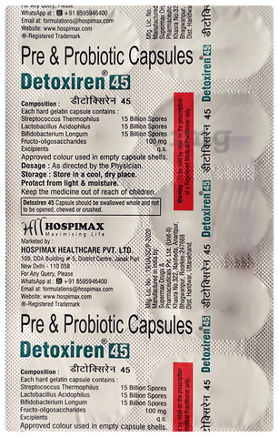 Detoxiren 45 Capsule image
