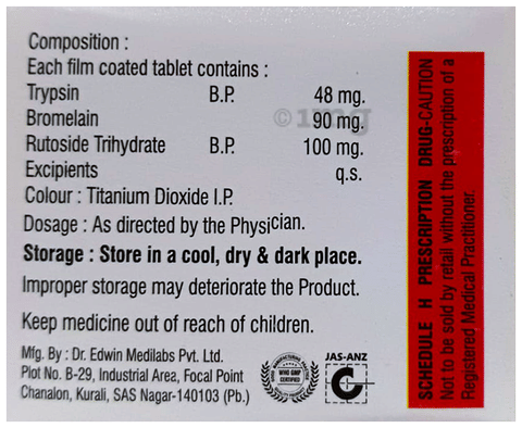 इन्फ्लैम टैबलेट image इन्फ्लैम टैबलेट image