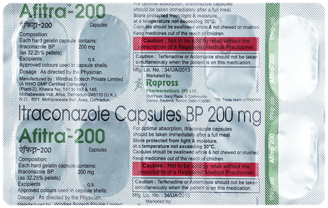 Afitra 200 Capsule image