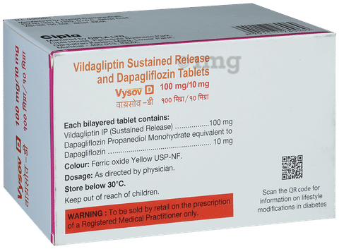 Vysov D 10mg/100mg Tablet SR