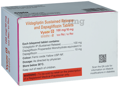 Vysov D 10mg/100mg Tablet SR image Vysov D 10mg/100mg Tablet SR image